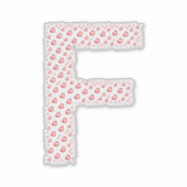 LETTERS MADE UP OF HEARTS STICKER (Voorkant)