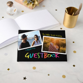 Letters met harten Modern Photo Lijst Gastenboek