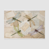 letters met libellen tissuepapier (Voorkant)