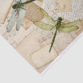 letters met libellen tissuepapier (Detail)