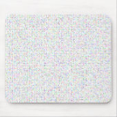 Letters Mousepad Muismat (Voorkant)