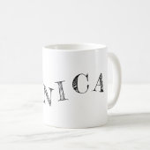 letters of jouw naam cool koffiemok (Voorkant rechts)