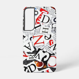 Letters Samsung Galaxy Hoesje