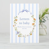 letters to baby advieskaart (Staand voorkant)