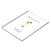 Letters to Heaven – In Memory Of Daughter Custom Notitieboek (Linkerzijde)