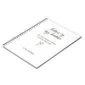 Letters to My Brother– Personalized Letter Notitieboek (Linkerzijde)
