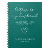 Letters to my Husband  Notitieboek (Voorkant)