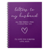 Letters to my Husband  Notitieboek (Voorkant)