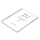 Letters to My Wife – Personalized Letter Notitieboek (Linkerzijde)