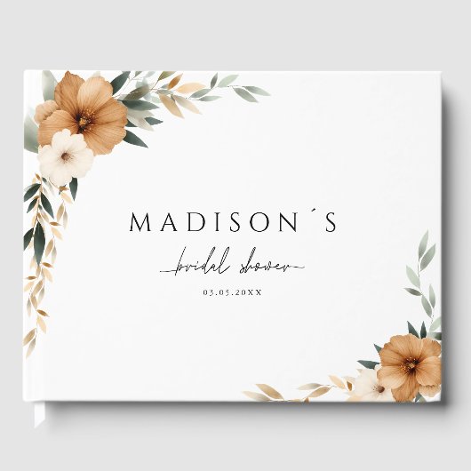 Letters to the Bride - Boho Bridal Shower Gastenboek (Voorkant)