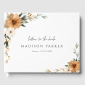 Letters to the Bride! Boho Bridal Shower Gastenboek (Voorkant)