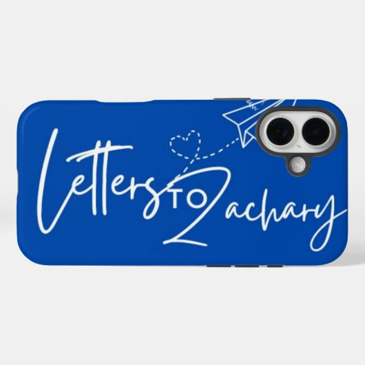 Letters To Zachary iPhone 16+ case (Achterkant (horizontaal))