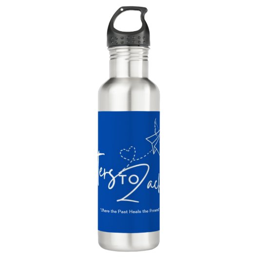 Letters To Zachary Stainless Steel Water Bottle Waterfles (Voorkant)
