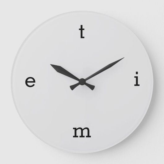 Letters van TIME Grote Klok (Voorkant)