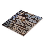 Letters voor Typesetting Tegeltje (Zijkant)