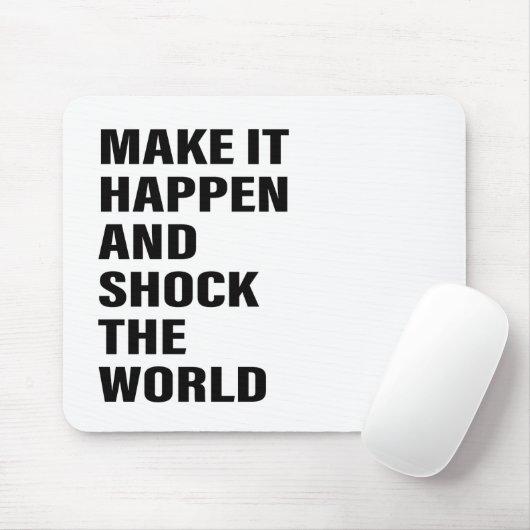 Lettert Art Success Life Tips Word Text Art Muismat (Met muis)