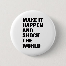 Lettert Art Success Life Tips Word Text Art Ronde Button 5,7 Cm