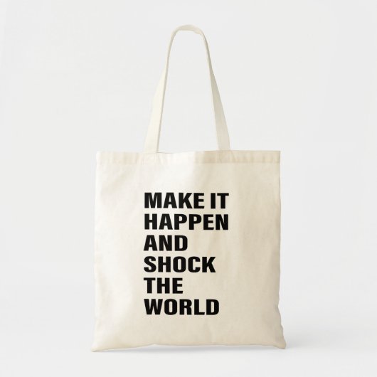Lettert Art Success Life Tips Word Text Art Tote Bag (Voorkant)