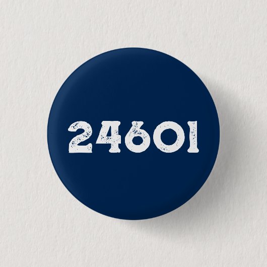 Lettertype 24601 knop ronde button 3,2 cm (Voorkant)