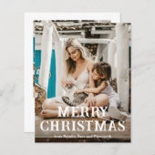  lettertype Eenvoudige foto Modern Christmas (Voorkant / Achterkant)