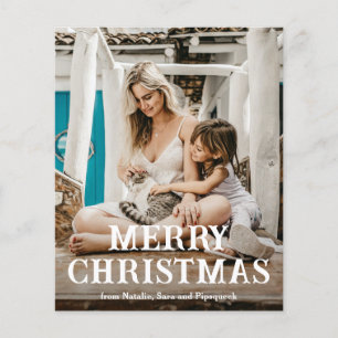 lettertype Eenvoudige foto Modern Christmas