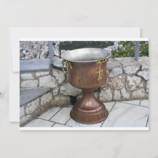 Lettertype gebruikt in Baptism Invitation Kaart (Voorkant)