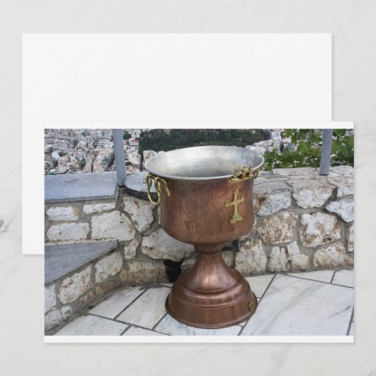 Lettertype gebruikt in Baptism Invitation Kaart (Voorkant / Achterkant)