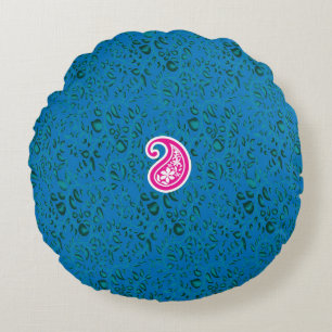 lettertype, kunst, magenta, symbool, cirkel, patro rond kussen
