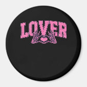 Lettertype met Skeleton Hands Classic Magneet (Voorkant)