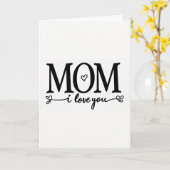 Lettertype Mom Heart Script Kaart (Gele Bloem)