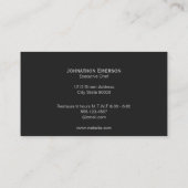 Lettertype monogram (variatie) visitekaartje (Achterkant)