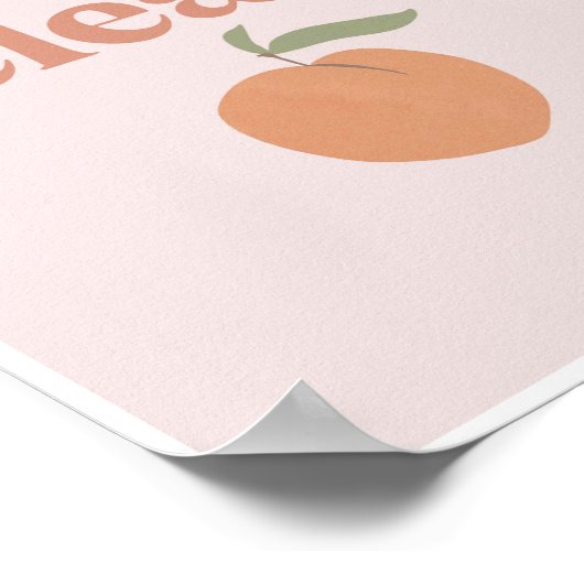 lettertype Pachy Clean Retro Poster (Hoek)