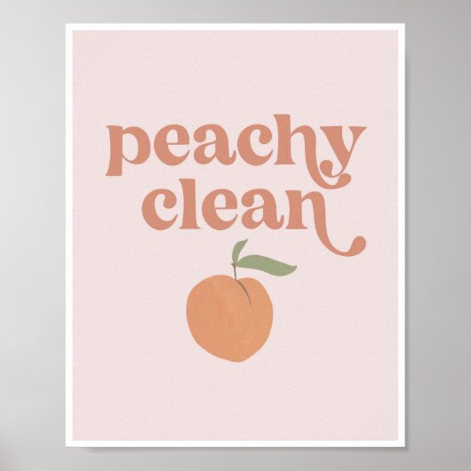 lettertype Pachy Clean Retro Poster (Voorkant)