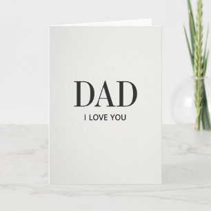 Lettertype Papa Ik Hou Van Je Kaart