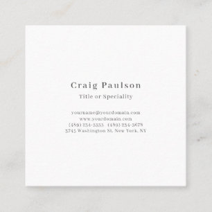 Lettertype Serif Font Professioneel Effen Mat Papi Vierkante Visitekaartje
