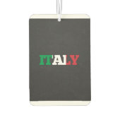 Lettertype vlag Italië Luchtverfrisser (Achterkant)