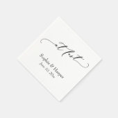 Lettertype voor luxe lettertype: eenvoudige typogr servet (Hoek)