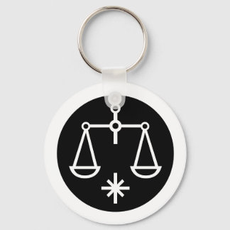 Lettertype Zodiac: LIBRA + uw kleuren en ideeën Sleutelhanger