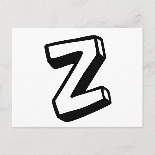 LetterZ Briefkaart (Voorkant)