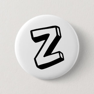 LetterZ Ronde Button 5,7 Cm