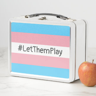 #LetThemPlay Transgender atleten Trans vlag