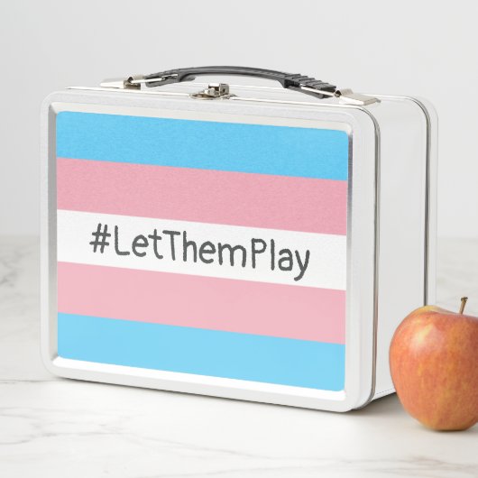 #LetThemPlay Transgender atleten Trans vlag (In situ)