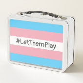 #LetThemPlay Transgender atleten Trans vlag (Achterkant)