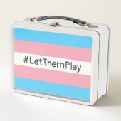 #LetThemPlay Transgender atleten Trans vlag (Voorkant)