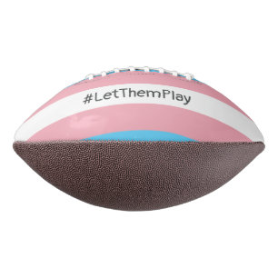 #LetThemPlay Transgender atleten Trans vlag American Football