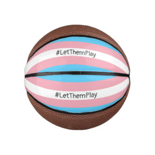 #LetThemPlay Transgender atleten Trans vlag Basketbal