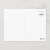 #LetThemPlay Transgender atleten Trans vlag Briefkaart (Achterkant)