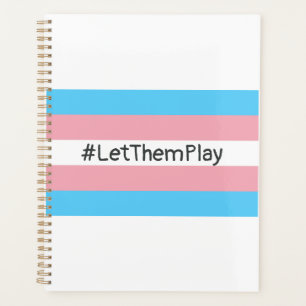#LetThemPlay Transgender atleten Trans vlag Planner