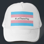 #LetThemPlay Transgender atleten Trans vlag Trucker Pet<br><div class="desc">De productie wordt verzorgd door Korman Productions. Volg ons kanaal op YouTube! Mental Health Advocator,  TV Podcaster,  Teller van papa grappen</div>