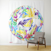 Letting Go Tapestry Wandkleed (In situ)